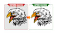 convert any raster logo into a print ready vector file
