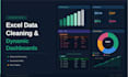 do excel data cleaning and dynamic dashboards