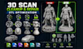 3d scan cleanup fix repair stl file optimize ai 3d scan model for 3d printing