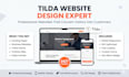 design responsive no code tilda website, landing page and store