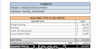 propose boqs and bid summary