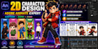 create professional 2d characters using adobe animate