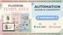 create flodesk integration with kajabi or convertkit flodesk email templates