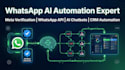 meta business verification whatsapp api ai chatbot n8n crm automation webhooks