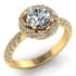 make custom cluster diamond ring, solitaire ring, iced out halo ring, pavé ring