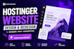 hostinger website design hostinger wordpress website build hostinger website