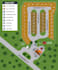 design professional rv park maps, campground maps in vector