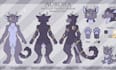 furry reference sheet furry art ref sheet fursona ref sheet  anthro ref sheet oc