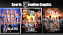 design creative sports posters and graphics for your team