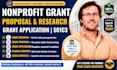 write nonprofit grant proposal grant research grant application 501c3