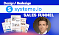 do systeme io sales funnel, systeme io landing page, online course in systeme io