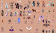 create pixel art, 2d game art, animated sprites, sprite sheets and game assets