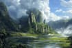fantasy concept landscape illustrations