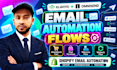 set up klaviyo omnisend email flows