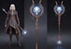 do a 2d character design and concept art