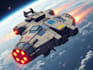 paint high quality spaceship scifi illustration