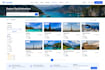 create a responsive travel booking web application