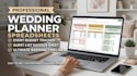 design wedding planner spreadsheet event budget tracker guest list google sheet