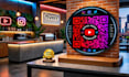 design custom 3d gradient qr code with logo
