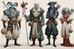 draw dnd character illustration, dnd character commission art