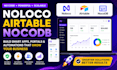 create noloco airtable nocodb CRM client portal dashboard