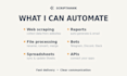 write a python script to automate your boring tasks