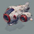 create sci fi spaceship art and futuristic illustrations