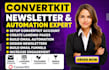 setup convertkit newsletter convertkit automation kit landing page, email funnel