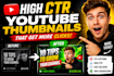 high CTR youtube thumbnails that boost clicks and views