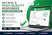 get real survey respondents to fill online survey and online survey forms