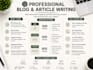 write engaging SEO optimized blog articles