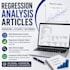 write statistics regression analysis and blog posts