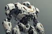 draw amazing character mecha robot illustration