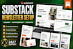 setup and manage your substack newsletter