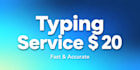 do data entry typing work