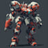 draw amazing character mecha robot illustration