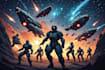 bring your cinematic scifi battles and mecha concepts