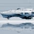 create sci fi spaceship art and futuristic illustrations