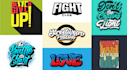 design custom typography t shirt and text or font logo