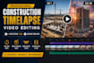 create professional construction timelapse videos from your footage