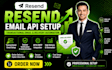 setup resend email api transactional email delivery automation