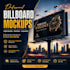design billboard mockups for client presentations