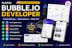 build bubble io app, bubble website, bubble mvp as bubble developer