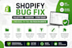 fix shopify bugs, collections, navigation and store issues