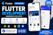 develop a professional flutter mobile app for android and ios