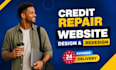 build a credit repair website, funnel and automation system  seo landing page