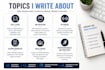 write health and nutrition articles