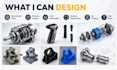 create 3d cad models, mechanical designs and reverse engineering