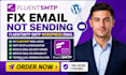 fix fluentsmtp email not sending fluentsmtp smtp wordpress email