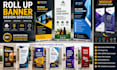 create roll up banner, retractable banner, pull up, or roller banner